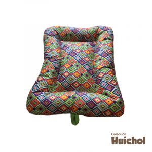Tapete Artesanal Huichol (Ojo de Dios)